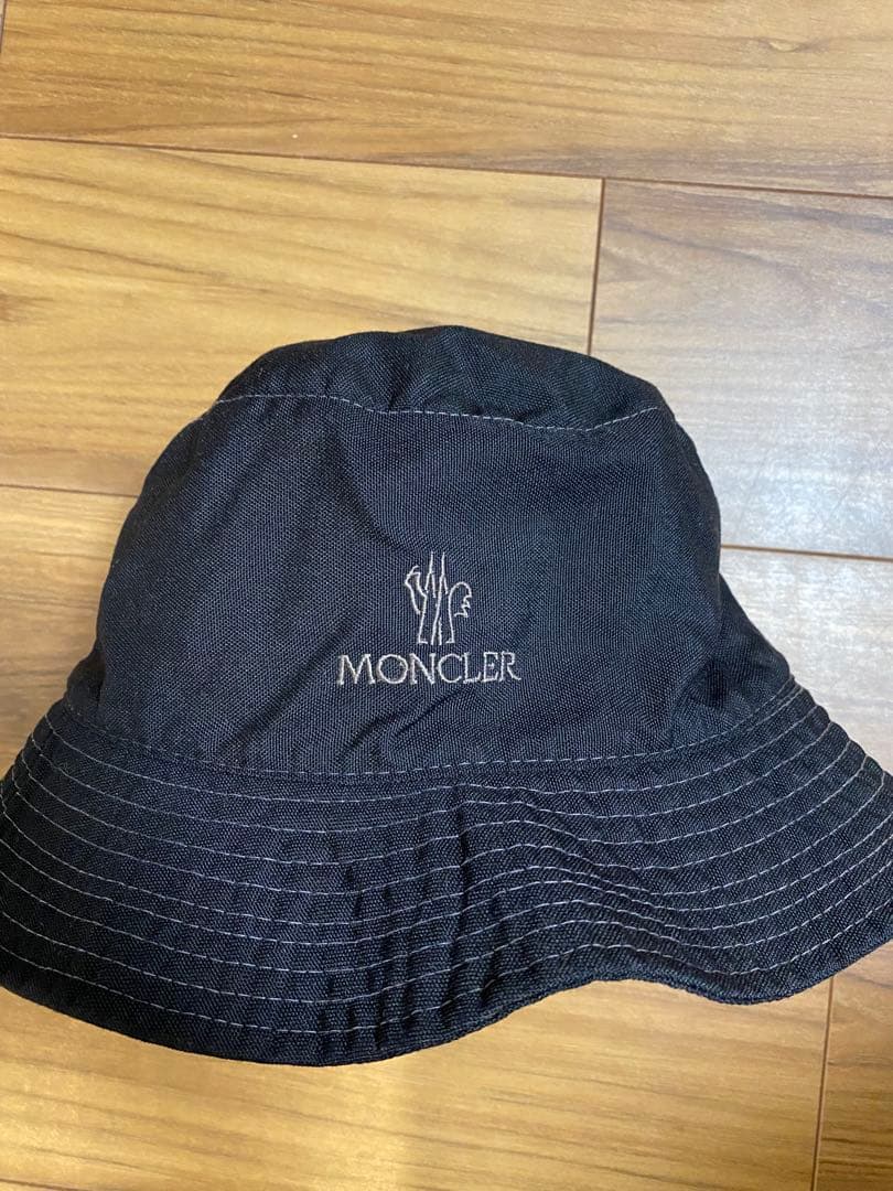 【希少】MONCLER モンクレール モンクレー ブラック ハット 耳あて付き
