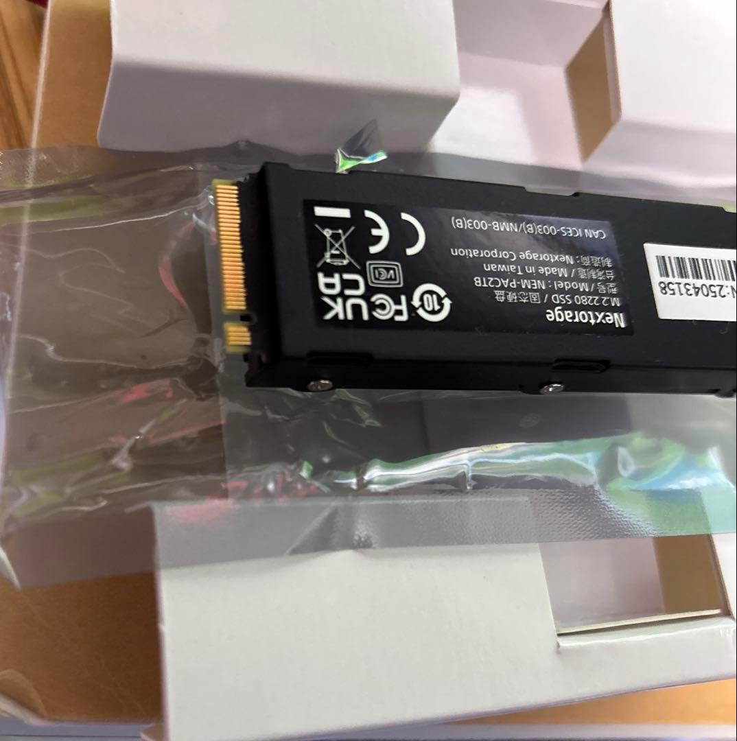 Nextorage M.2 SSD 2TB ps5対応