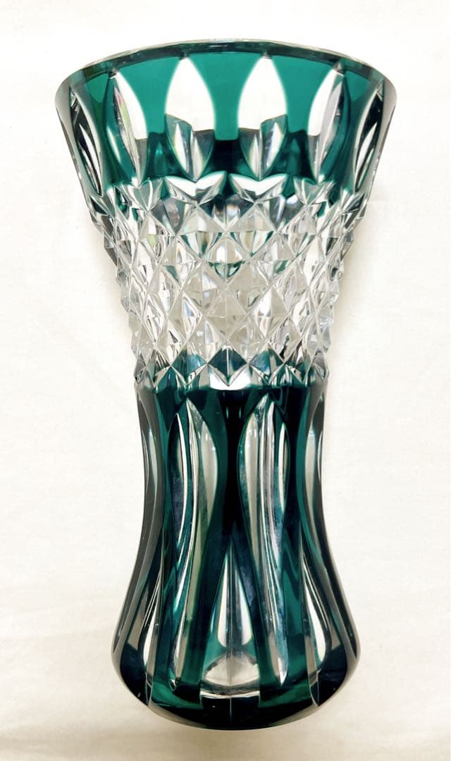ベルギー王室御用達　val saint lambert　クリスタルガラス花瓶