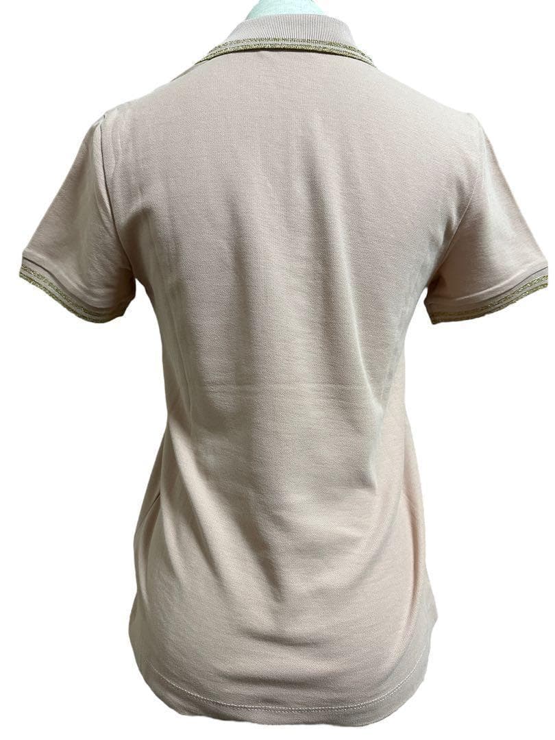 モンクレール ロゴ ポロシャツ ピンクベージュ XS 新品未使用