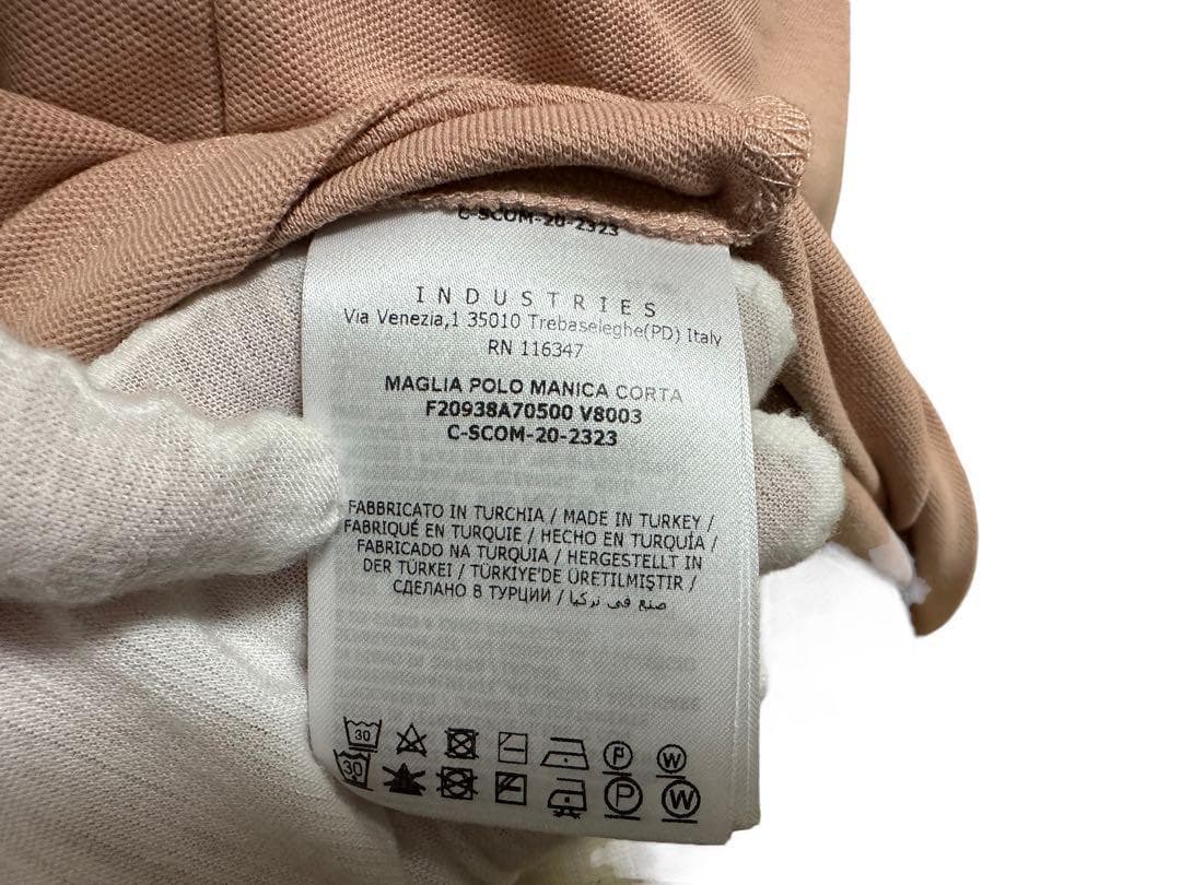 モンクレール ロゴ ポロシャツ ピンクベージュ XS 新品未使用