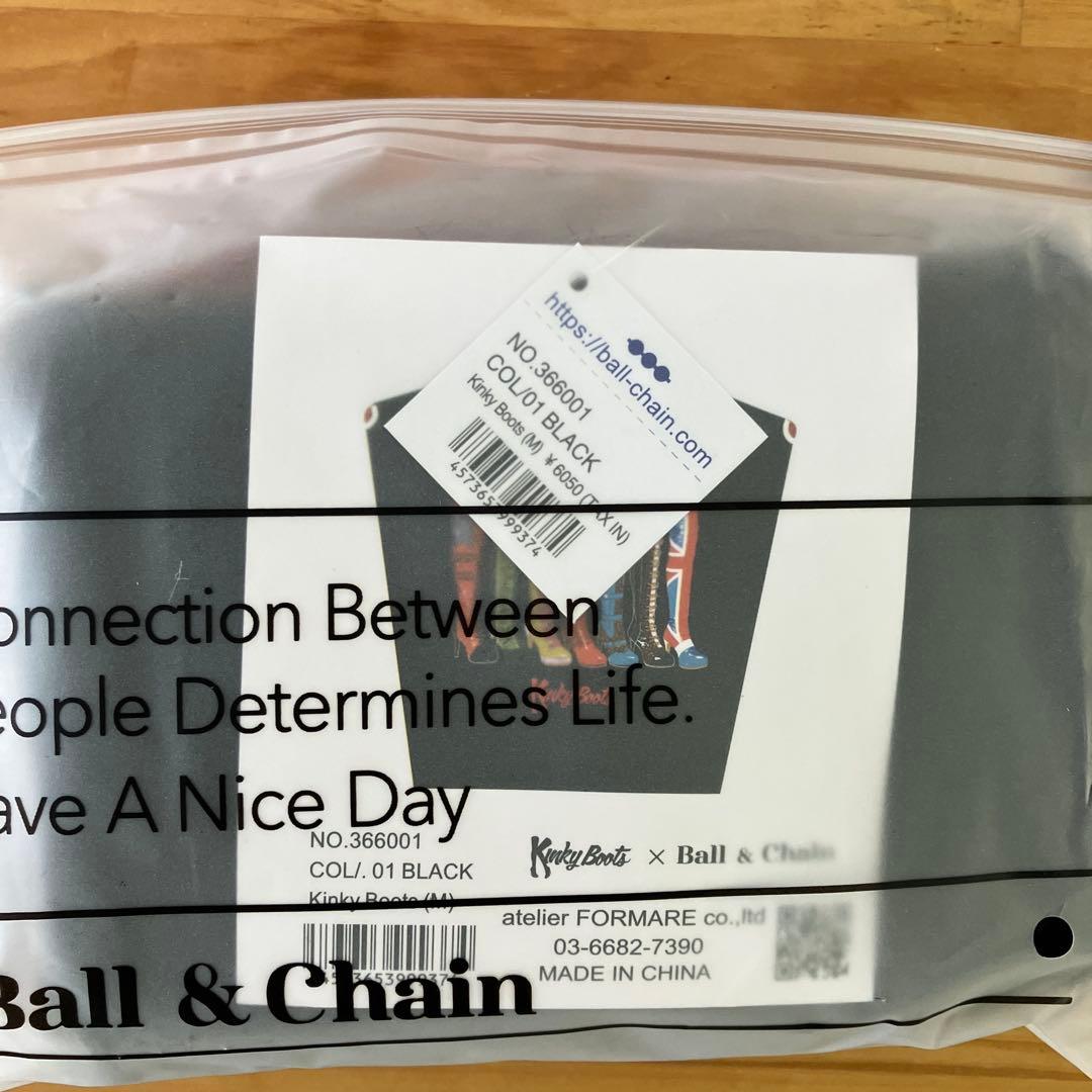 キンキーブーツ ボールアンドチェーン Ball&Chainコラボトート 黒