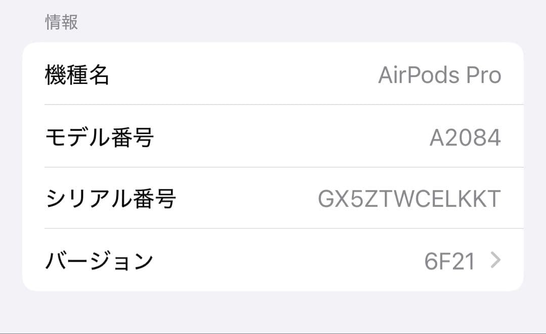 AirPodsPro 第一世代　本体　ケース付き