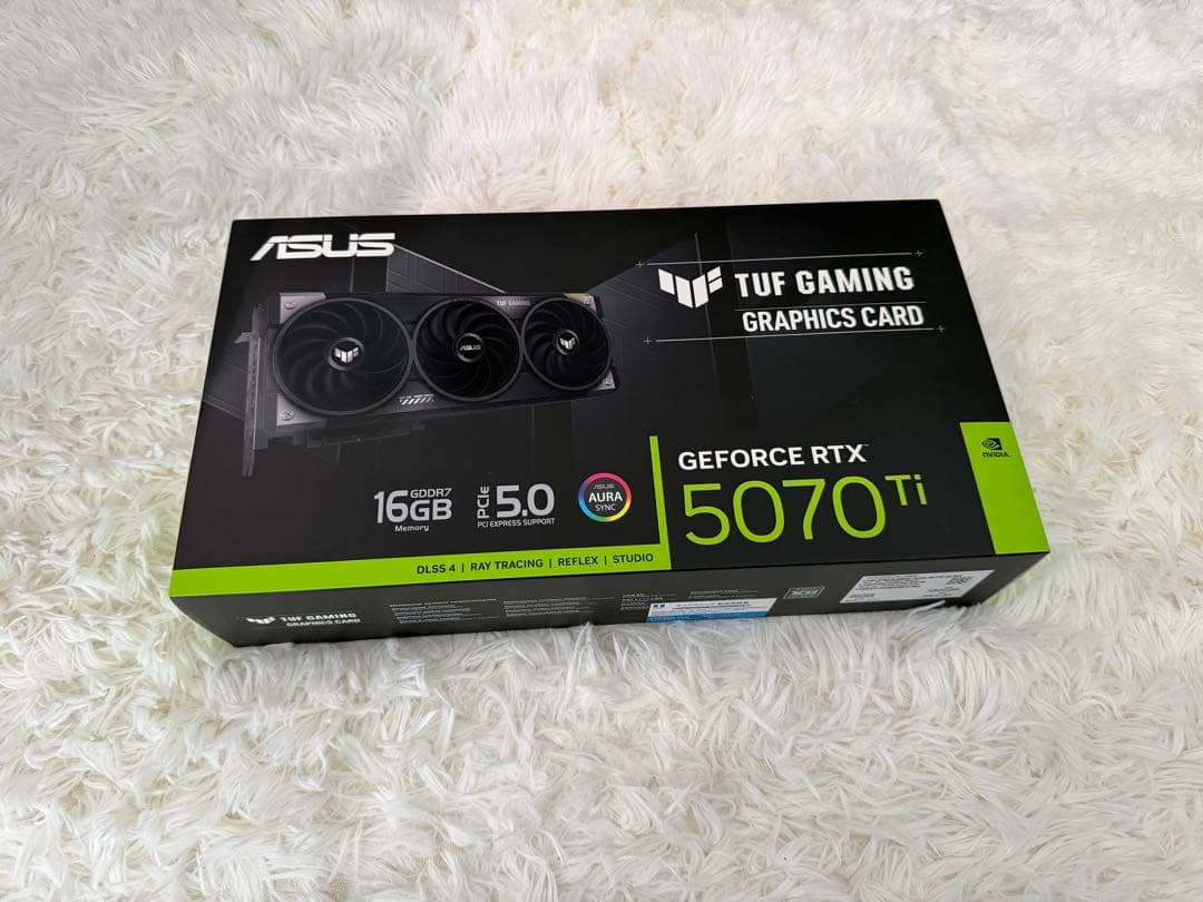 グラフィックボード・グラボ・ビデオカード ASUS GEFORCE RTX 5070 Ti 16GB