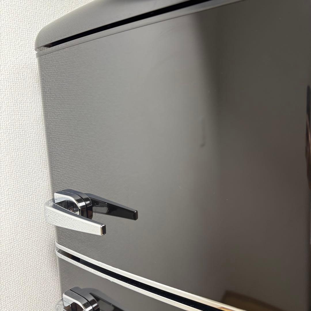 2025年製 冷蔵庫 一人暮らし 単身用 小型 3ヶ月保証 送料無料 レトロ家電