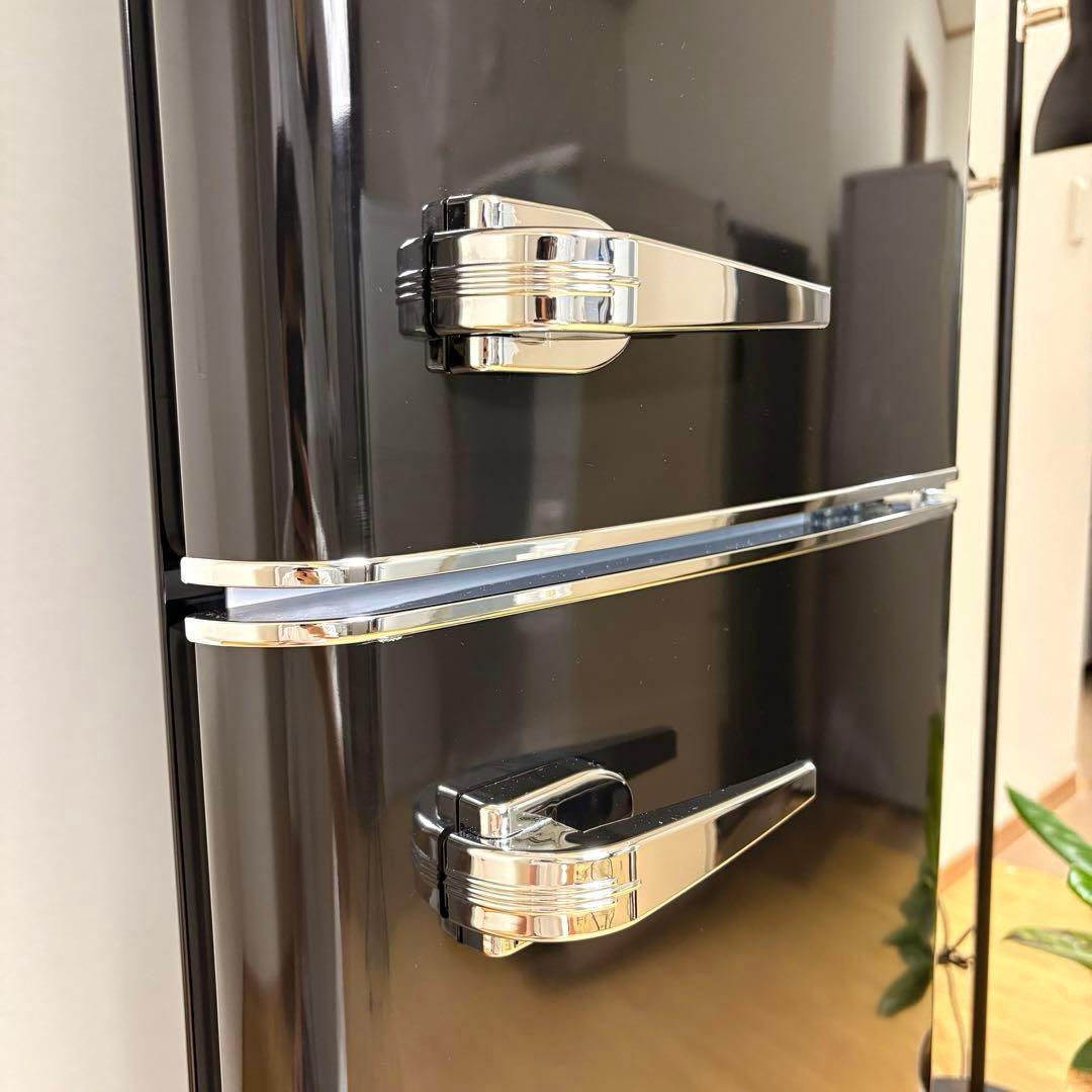 2025年製 冷蔵庫 一人暮らし 単身用 小型 3ヶ月保証 送料無料 レトロ家電