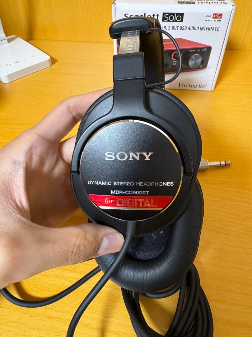 SONY MDR-CD900ST モニターヘッドホン