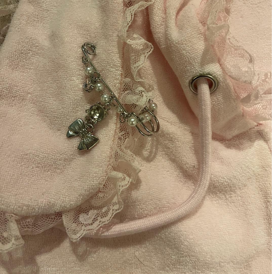 トップス shushucherry Bunny hood 2-way zip-up