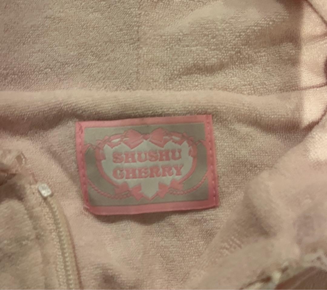 トップス shushucherry Bunny hood 2-way zip-up