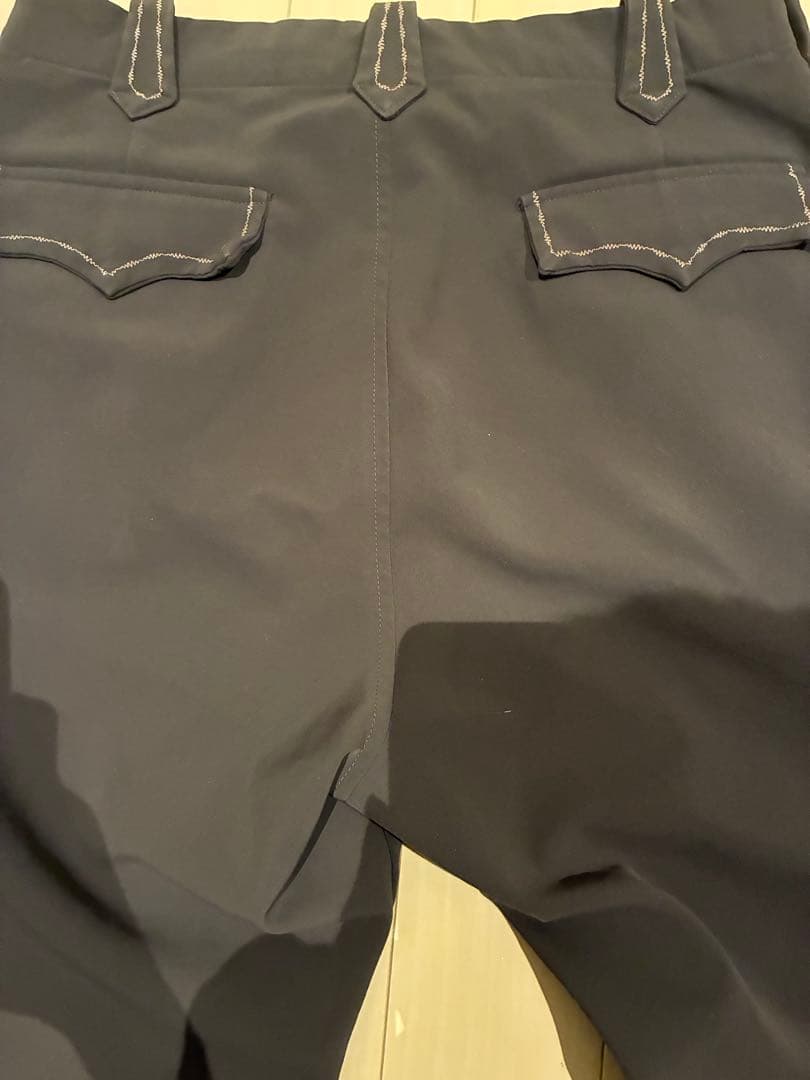 Needles フレアパンツ スラックス トラックパンツ ベルトループ付き