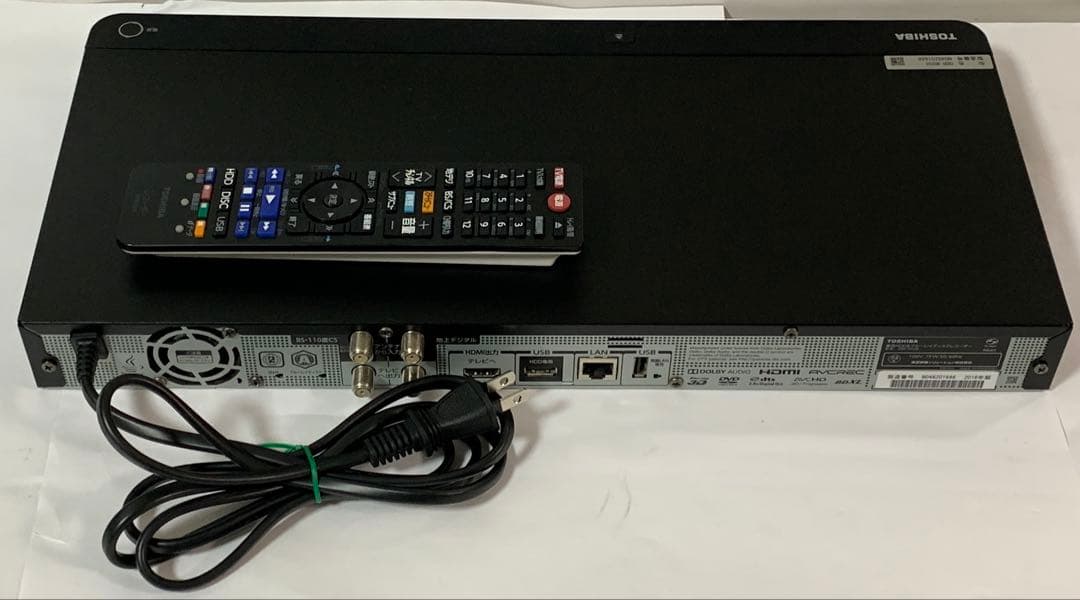 2番組録画 東芝 REGZAブルーレイレコーダー DBR-W508