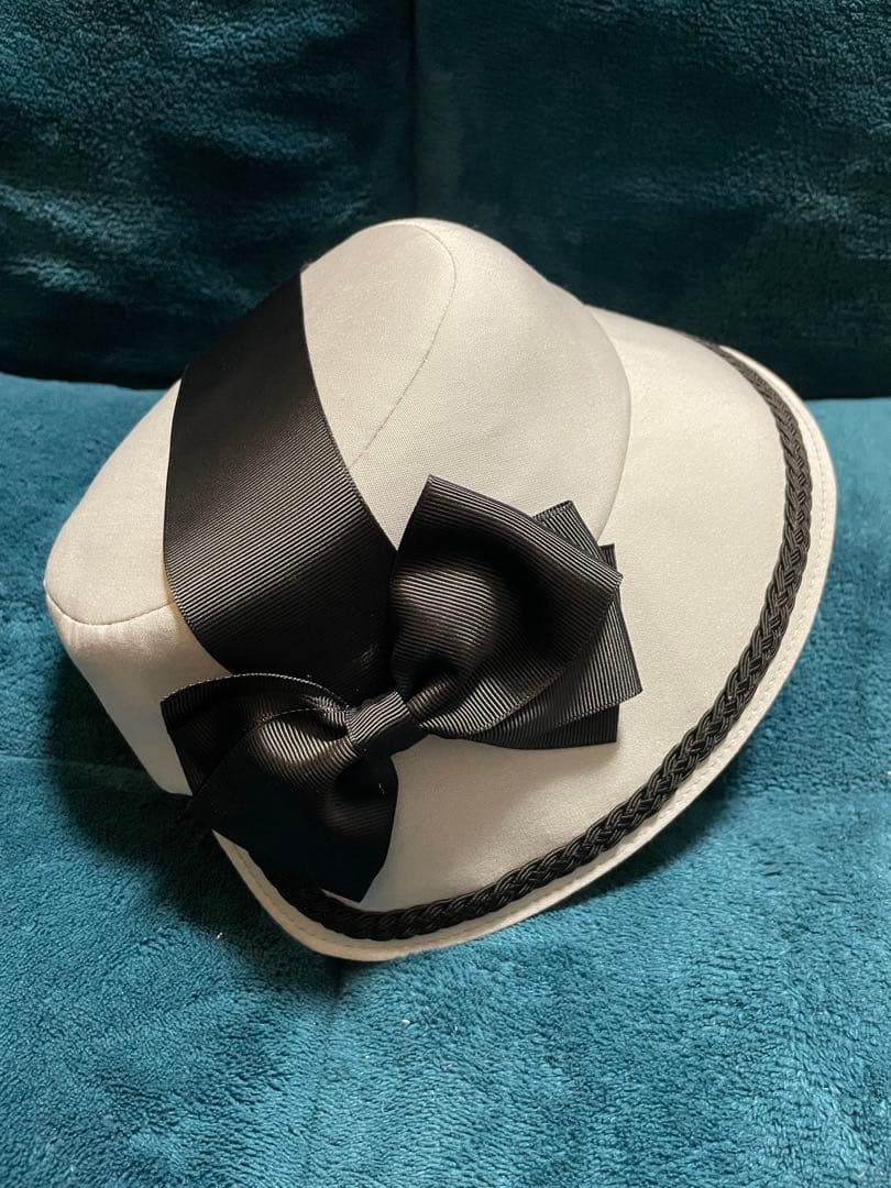 アノンハット 小公女 ボンネ グレー×ブラック