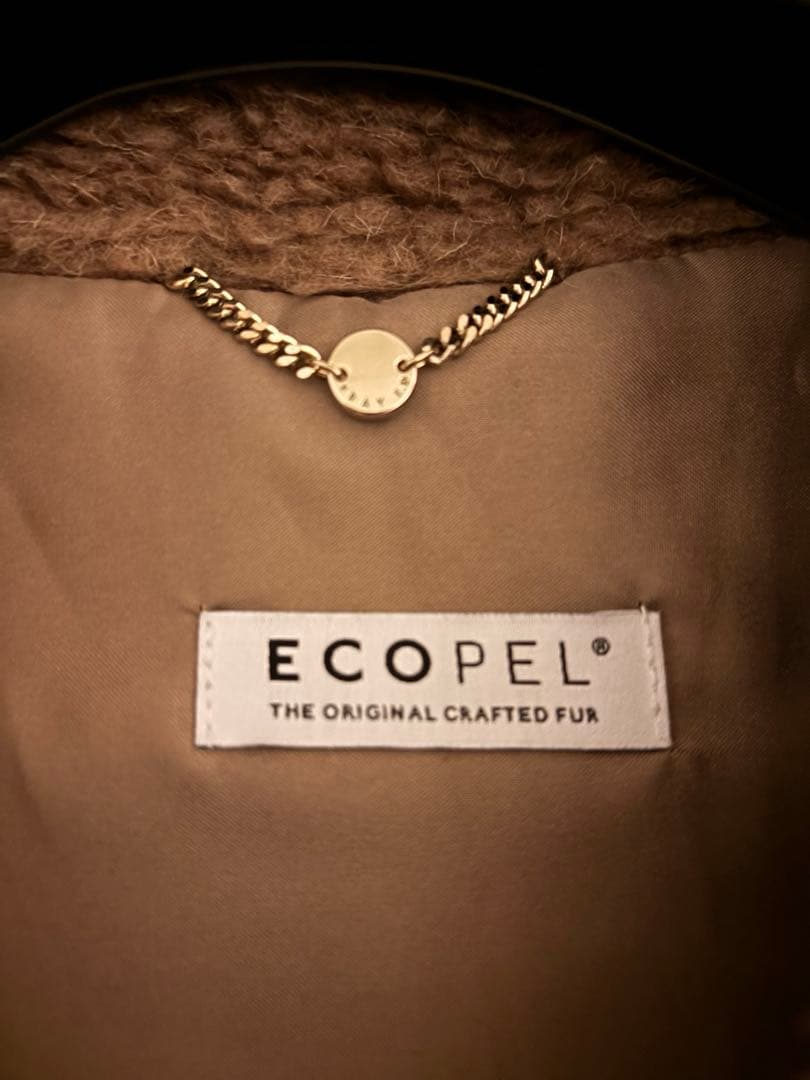 FRAY I.D フレイ アイディーECOPELボアミドルコート　キャメル