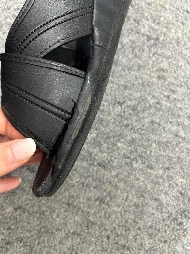 と*も様 ナースシューズ　ナースサンダル　ブラック