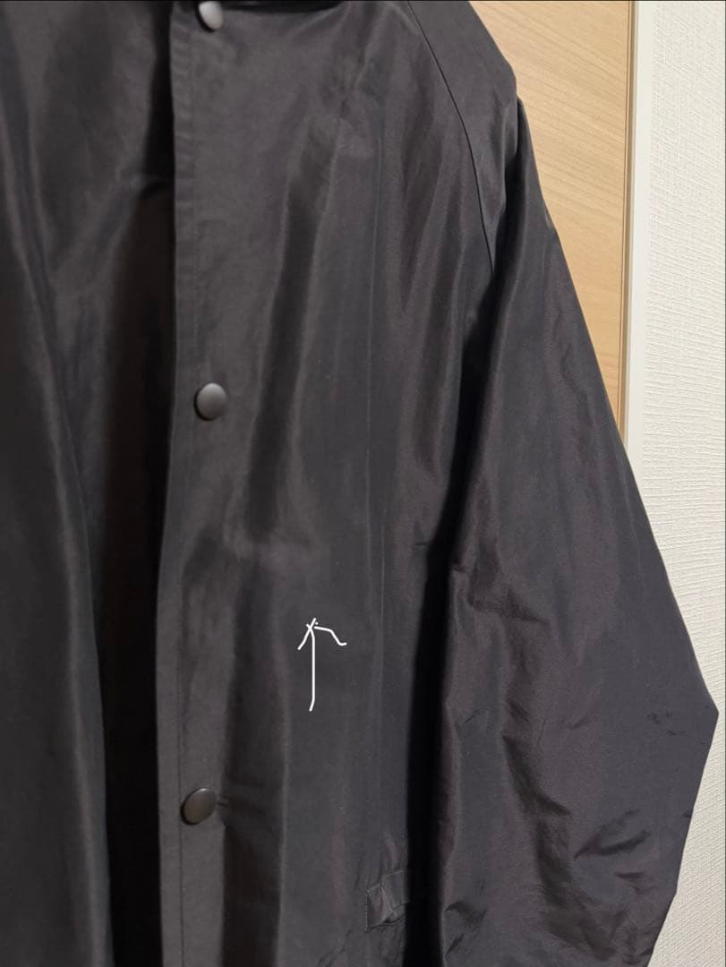 ovyovy COMOLI コットンシルクフッデーコート　サイズ3