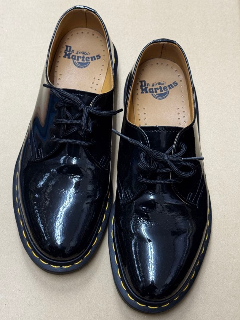 Dr. Martens 3ホール パテント（エナメル）UK7 ドクターマーチン