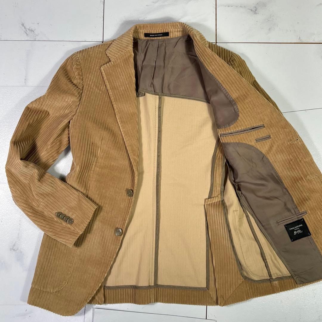 タリアトーレ×ブリッラ 44 コーデュロイ ブラウンベージュ 新型モンテカルロ