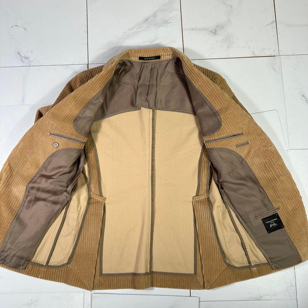 タリアトーレ×ブリッラ 44 コーデュロイ ブラウンベージュ 新型モンテカルロ