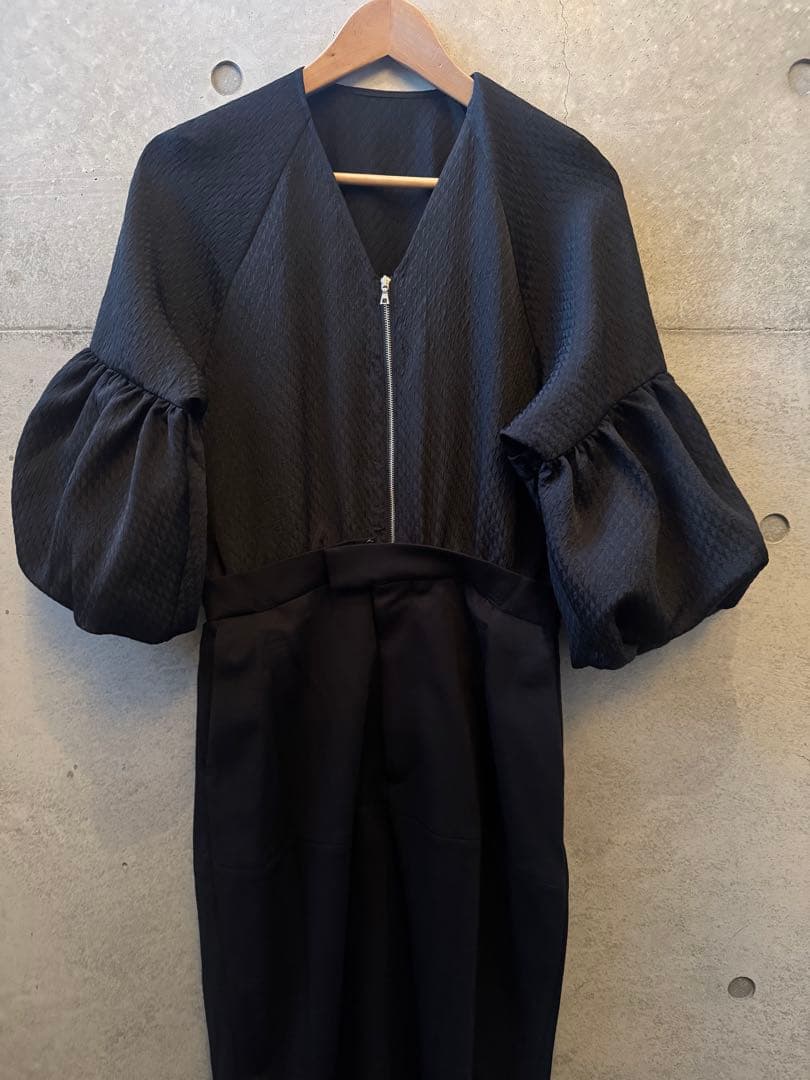 Adam et Rope' アダムエロペ　ジャガードポンチワンピース