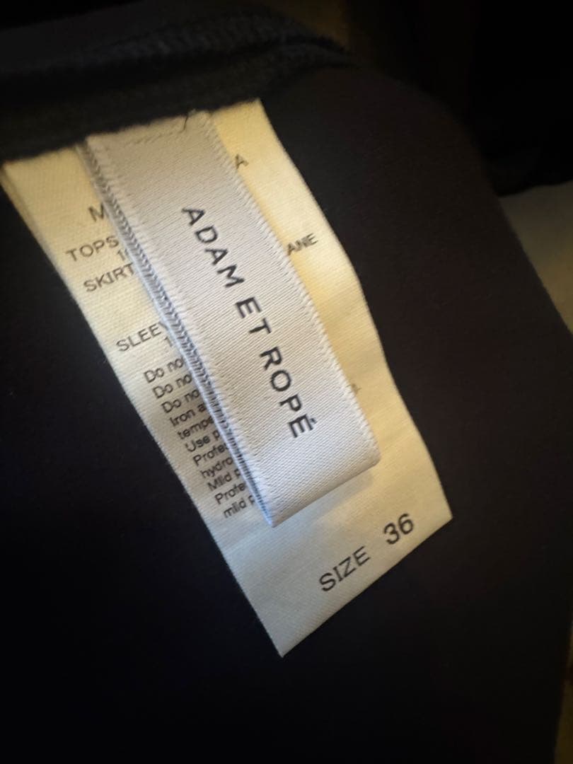 Adam et Rope' アダムエロペ　ジャガードポンチワンピース