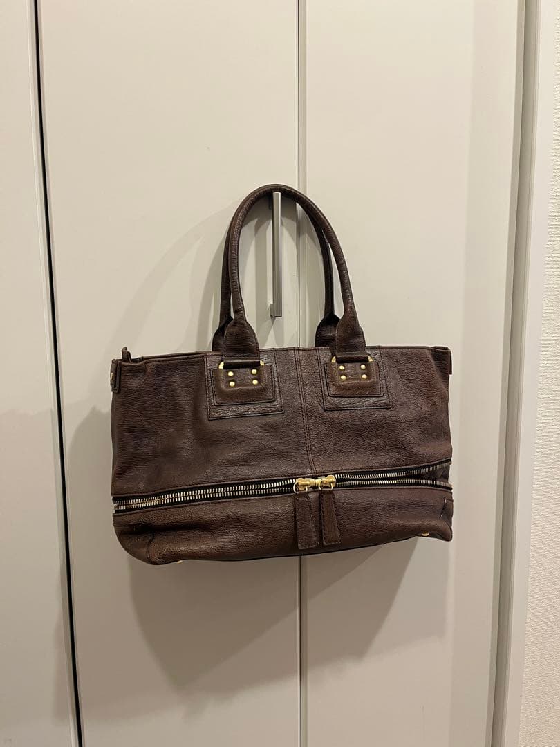 vintage brown leather bag y2k グランジ