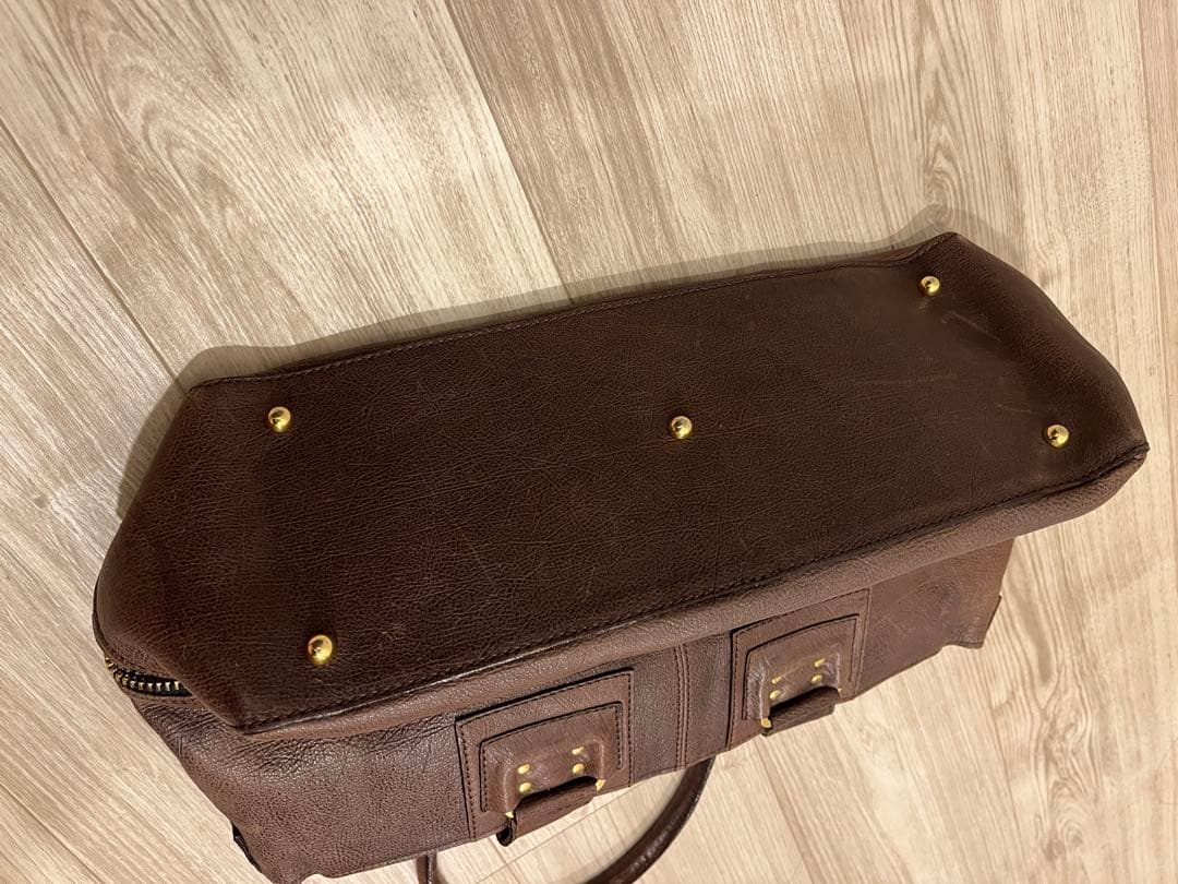 vintage brown leather bag y2k グランジ