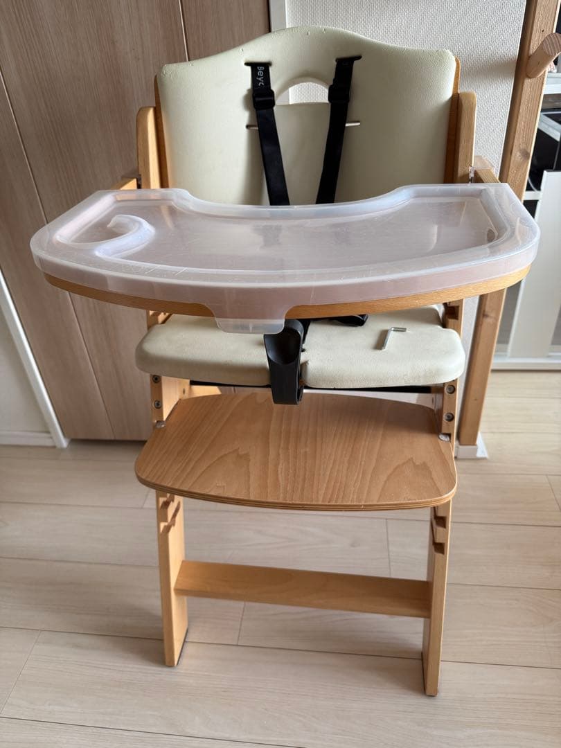 Ｒ*︎様 ビヨンドジュニア　ハイチェア　ナチュラル　クリームホワイト