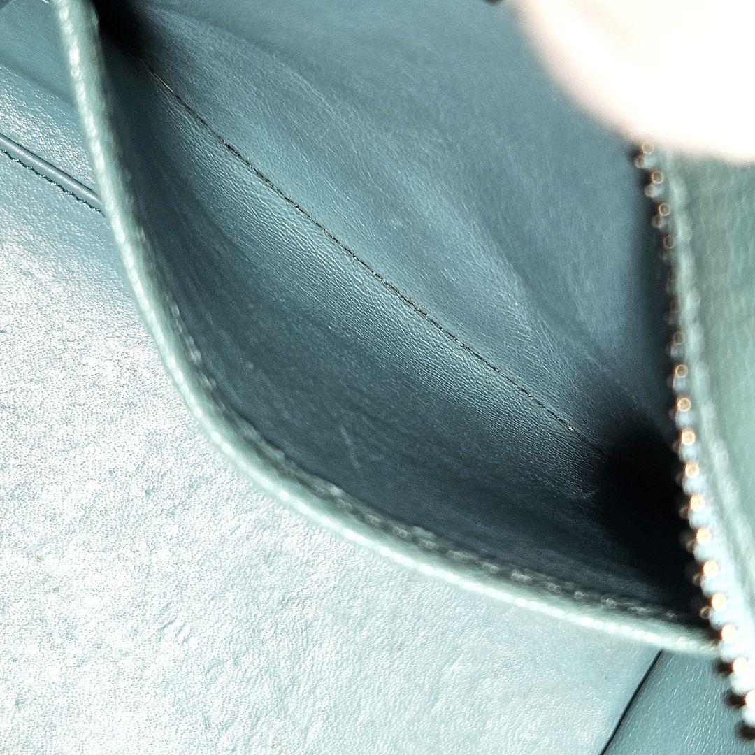 CELINE セリーヌ ラゲージ マイクロショッパー ハンドバッグ グリーン