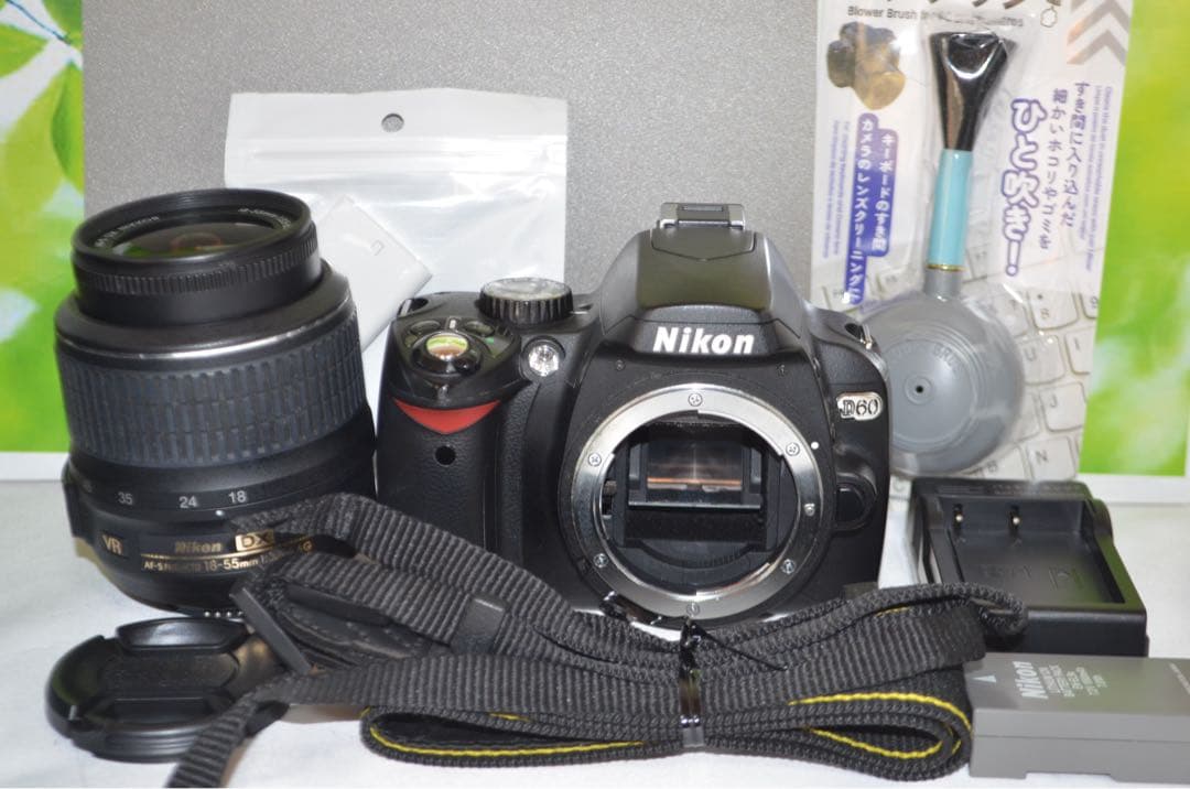 ❤初心者お勧め❤Nikon Ｄ60❤小さい軽るい簡単綺麗❤届いてすぐ使える❤