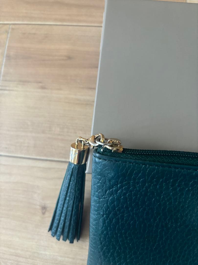 【希少】アタオ limo リモ ケリー限定色ボタニカルグリーン L字長財布 箱付