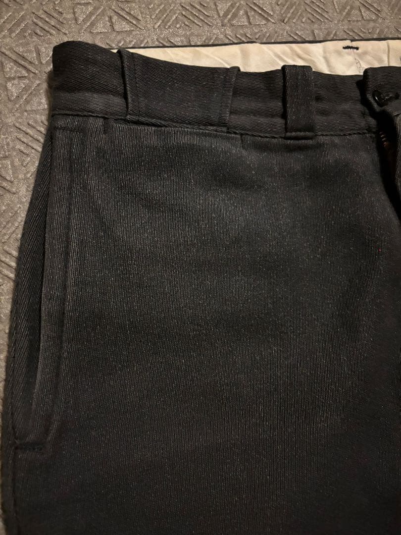 50s 60s ウィップコード 墨黒 オールコットン ブラック 菱形 希少美品