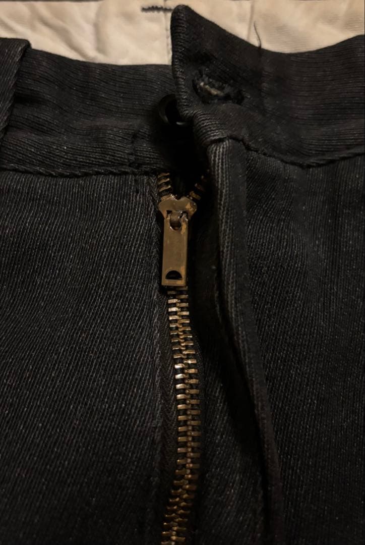 50s 60s ウィップコード 墨黒 オールコットン ブラック 菱形 希少美品