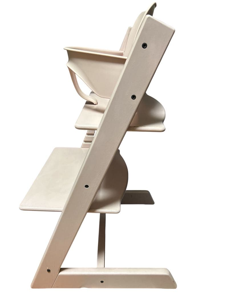 【美品・S/N5】ストッケ トリップトラップ V2ベビーセット付 ペールピンク