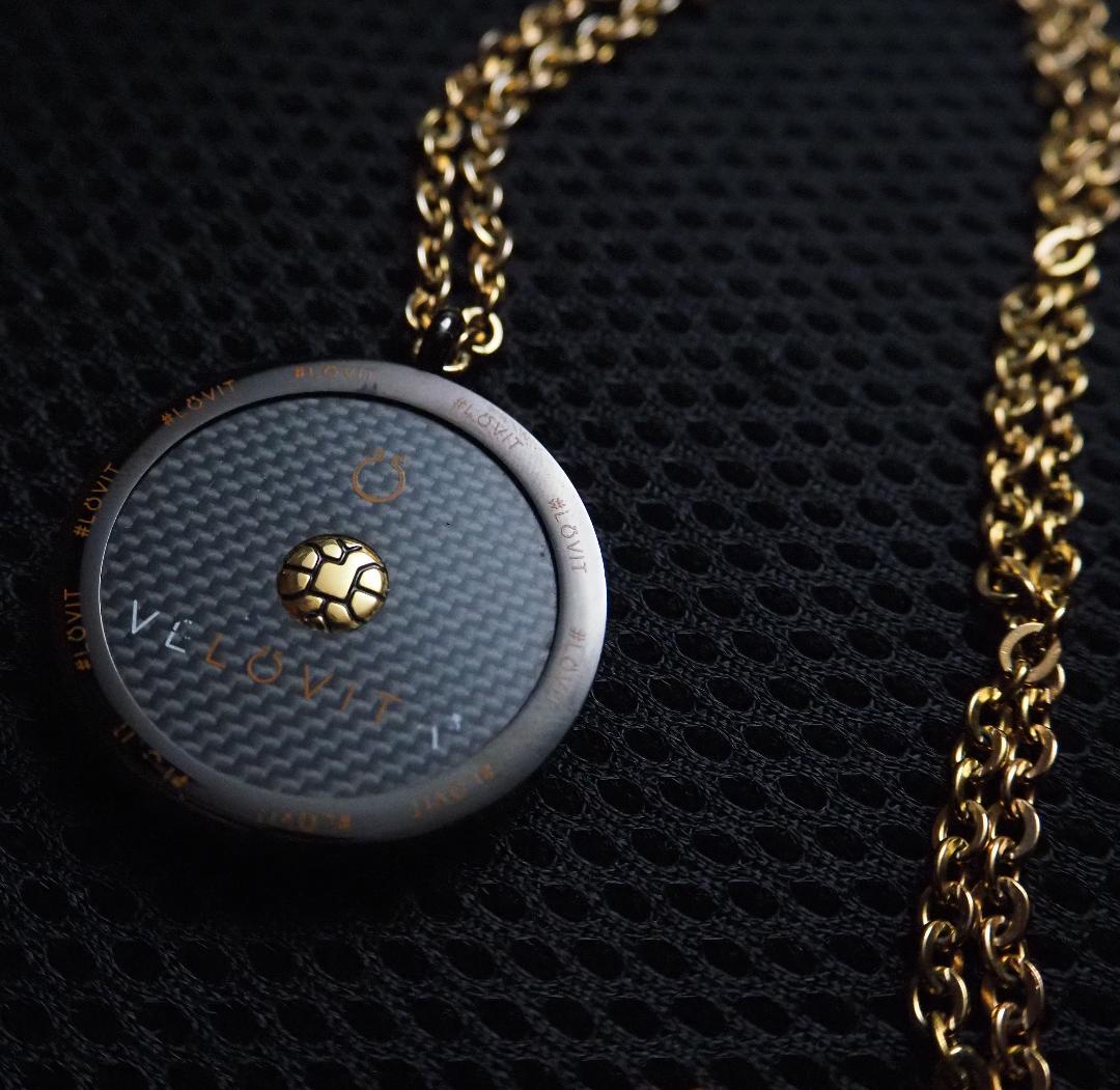 【値下げ！】中古VELOVITA TUUN 電磁波対策ペンダント【ブラック】