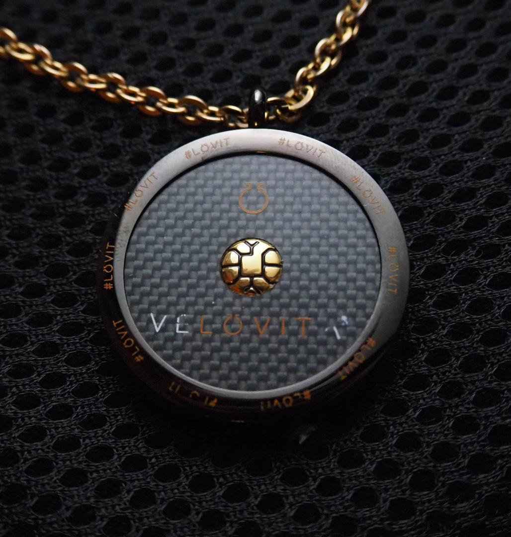 【値下げ！】中古VELOVITA TUUN 電磁波対策ペンダント【ブラック】