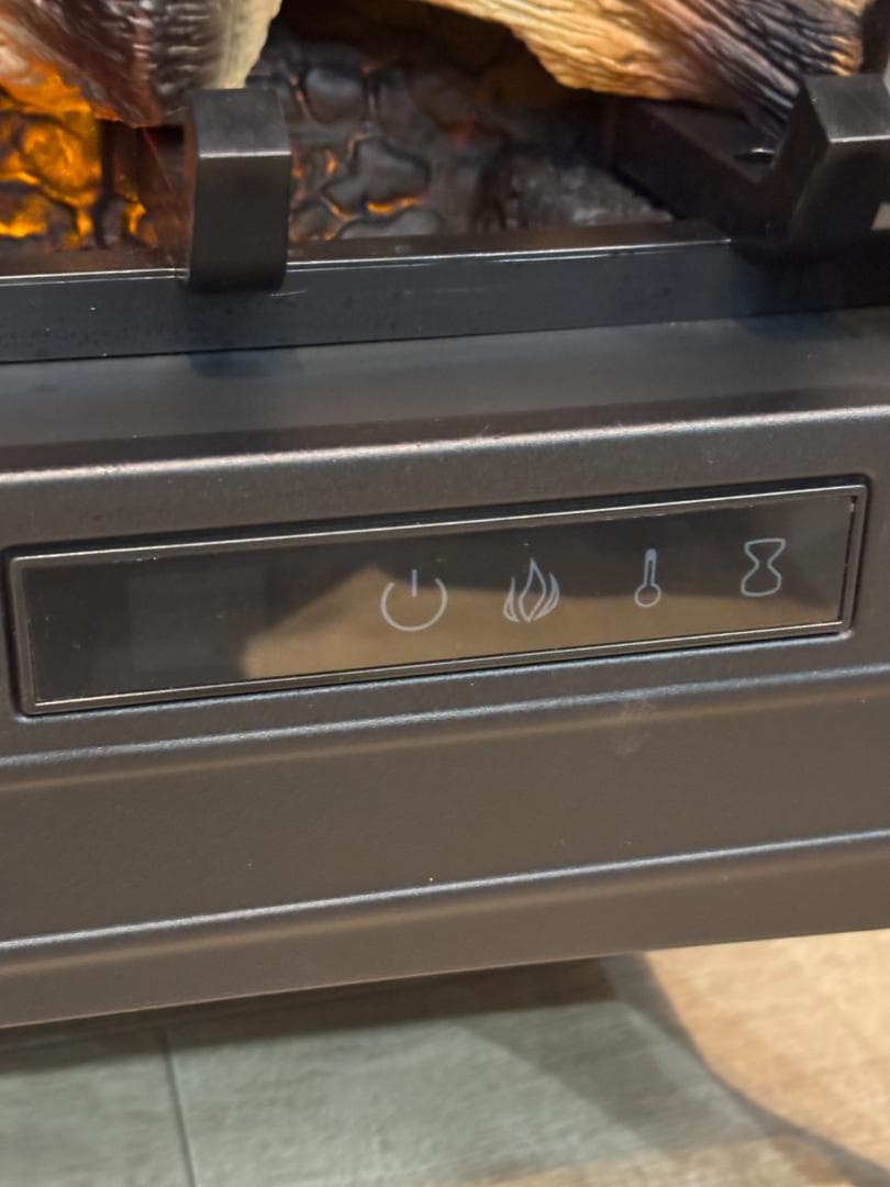 美品 QVCジャパン 暖炉型大型ファンヒーター 暖炉 DFI-5010-01