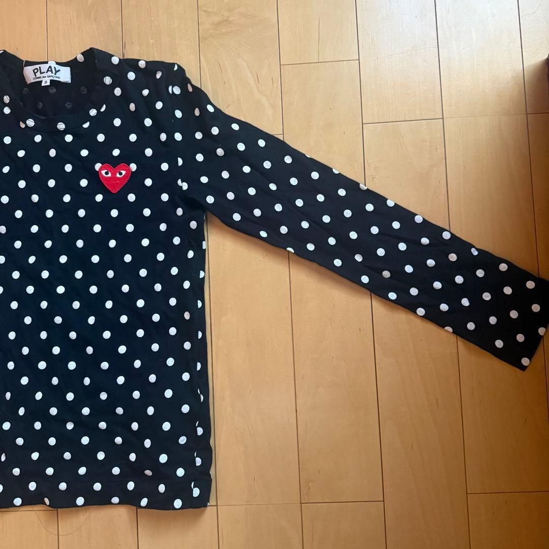 e*i様 PLAY COMME des GARÇONS ドット柄長袖Tシャツ S