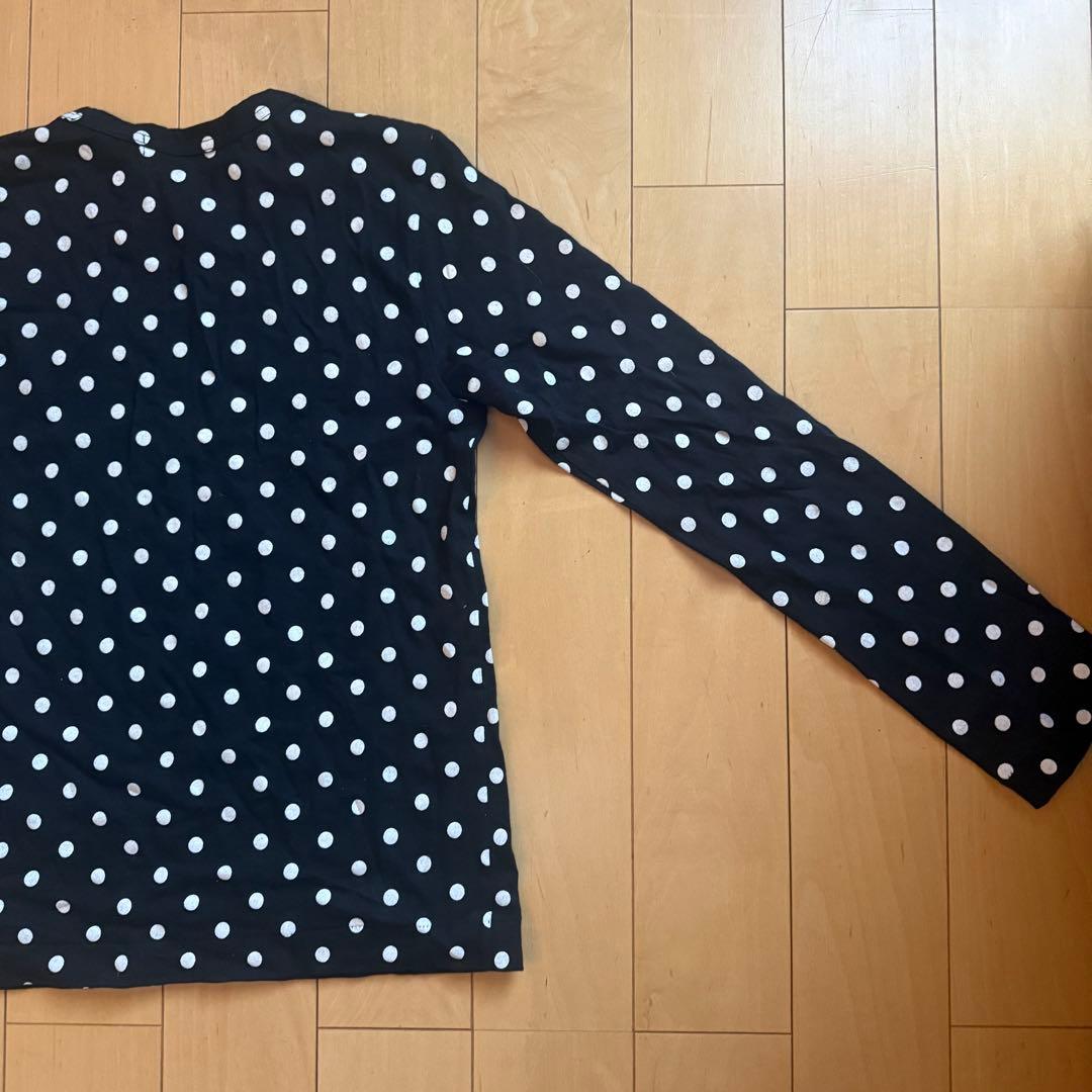 e*i様 PLAY COMME des GARÇONS ドット柄長袖Tシャツ S