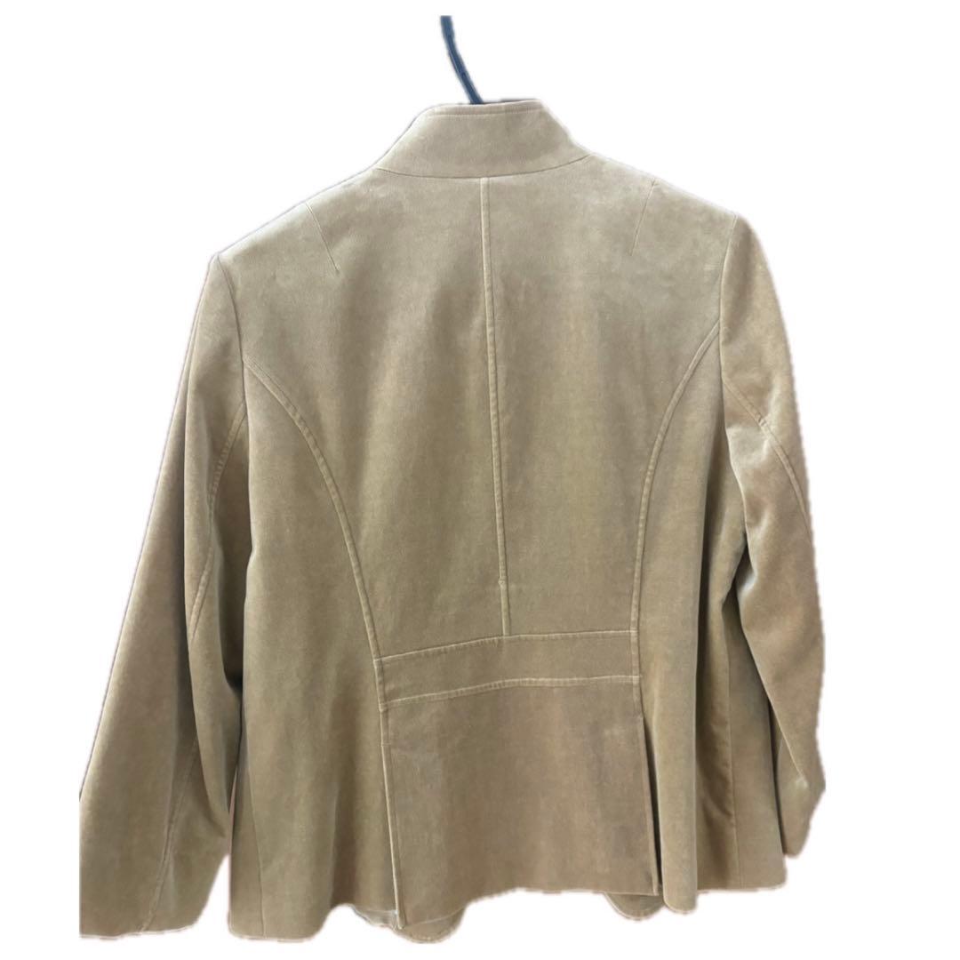 【BURBERRY】ベロアジャケット キャメル サイズ46