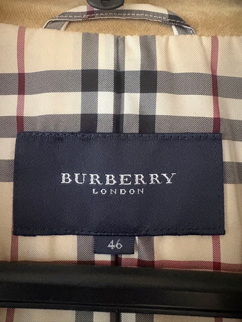 【BURBERRY】ベロアジャケット キャメル サイズ46