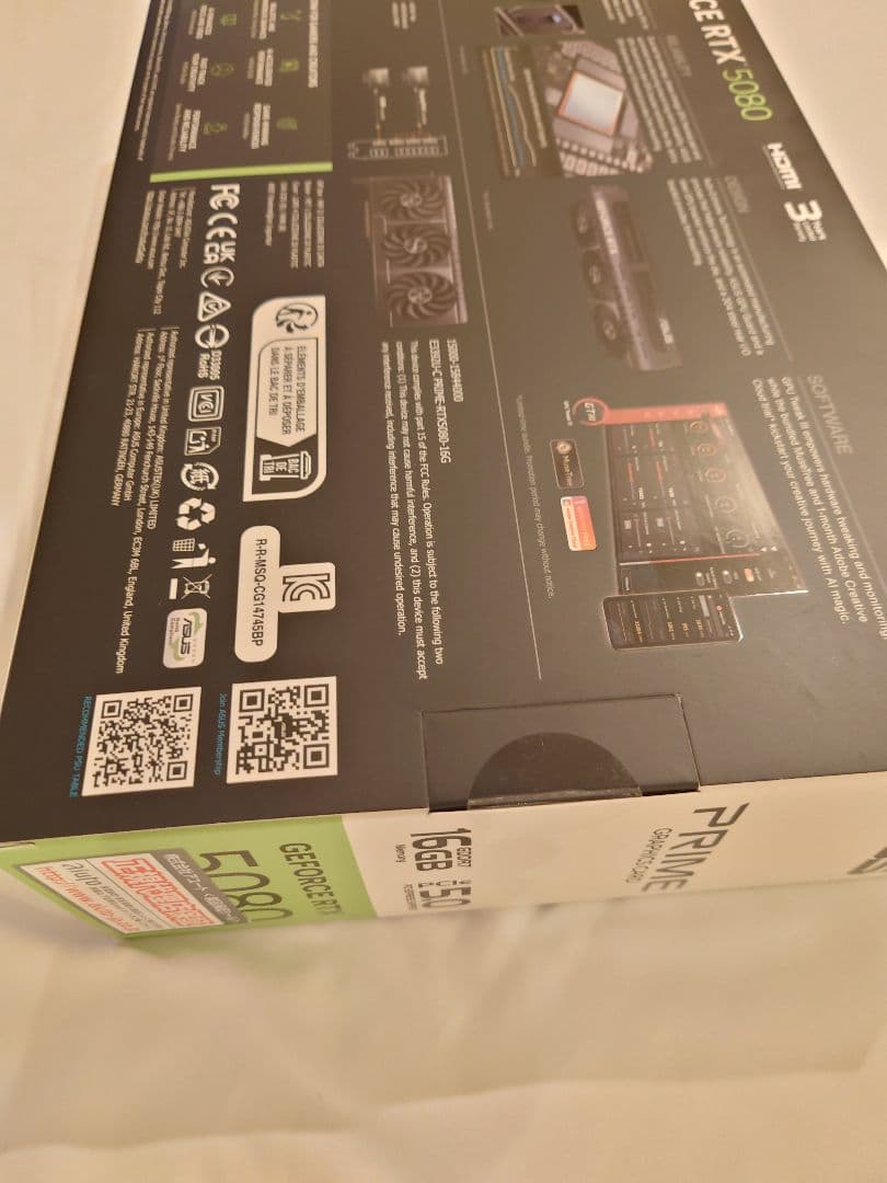 ASUS GeForce RTX 5080 16GB グラフィックスカード