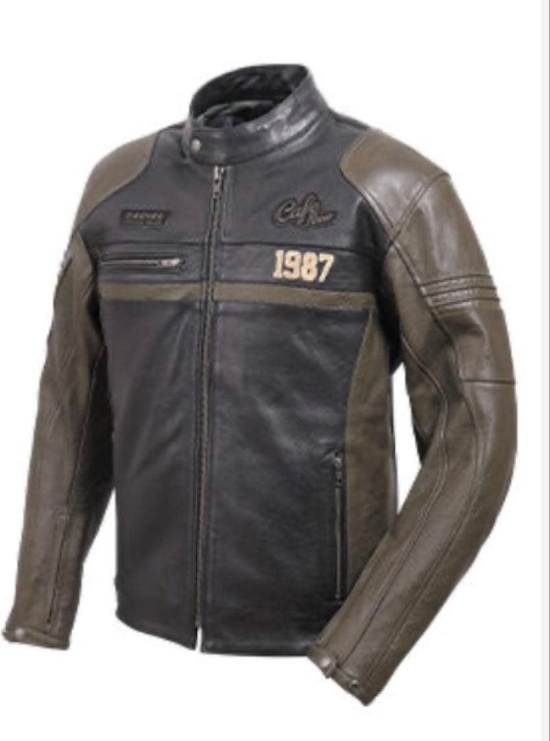 【こだま743】DEGNER(デグナー)レザージャケット　牛革　XLサイズ