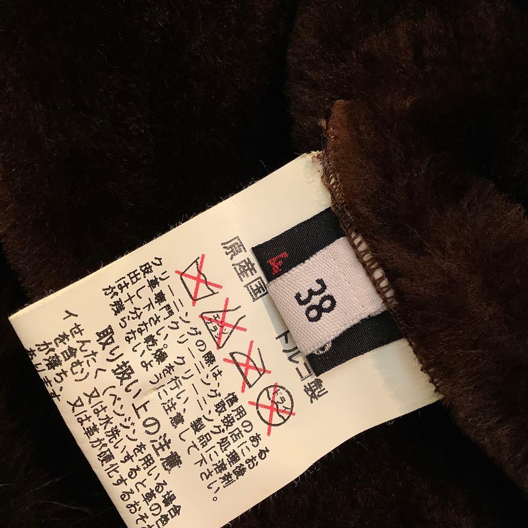 FIGARO フィガロ　リアルムートンジャケット　羊革　サイズ38