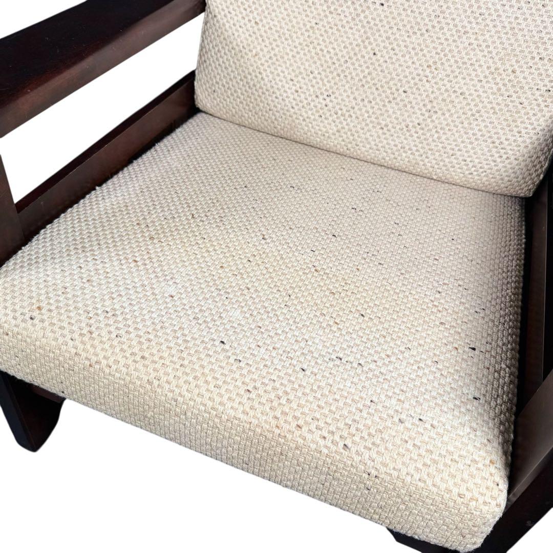 HR735 北海道民芸家具　シングルソファ　1人掛けソファ