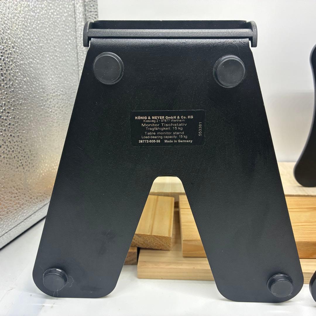 K&M 26772 スピーカースタンド セットPC ペア デスクトップ型