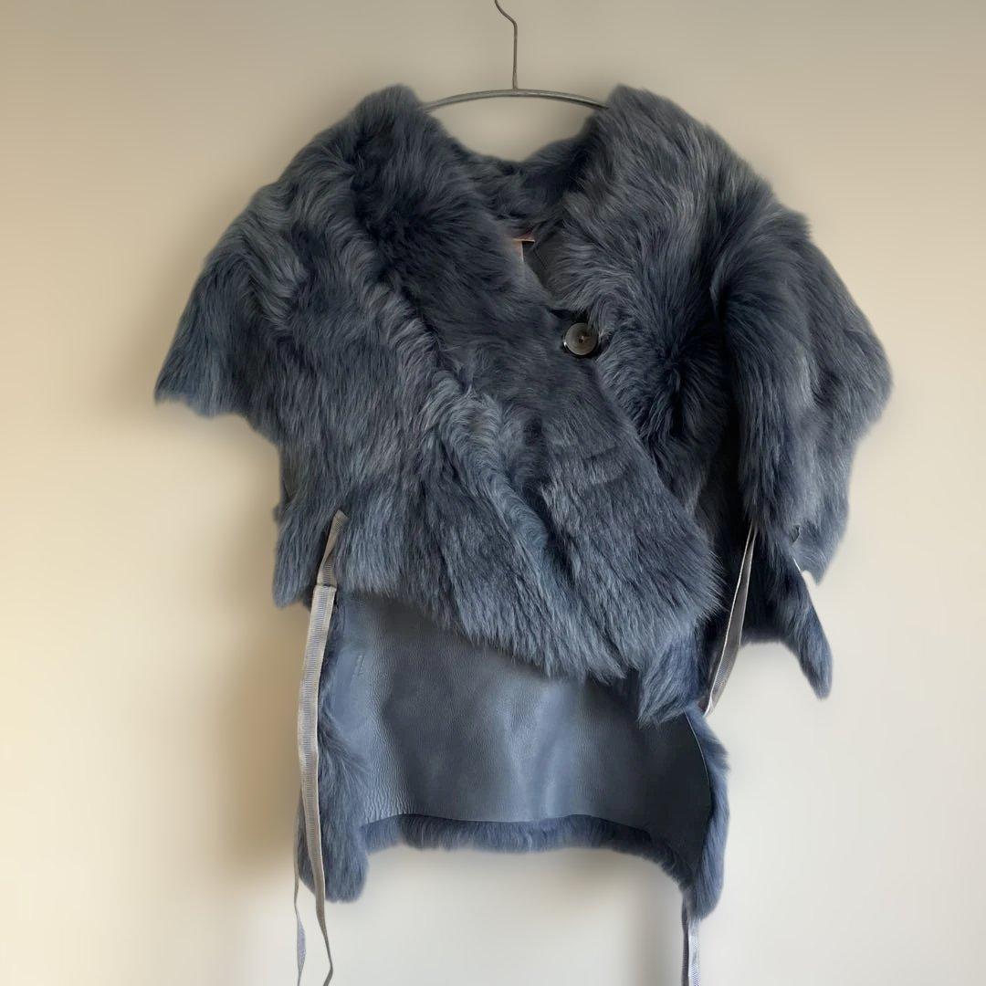 Karl Donoghue カールドノヒュー ラム ファー ジレ ベスト