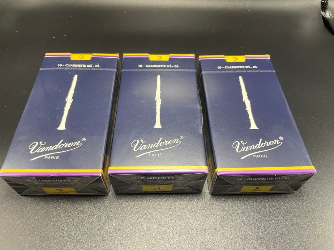 値下げVandoren クラリネットリード 3番　3箱