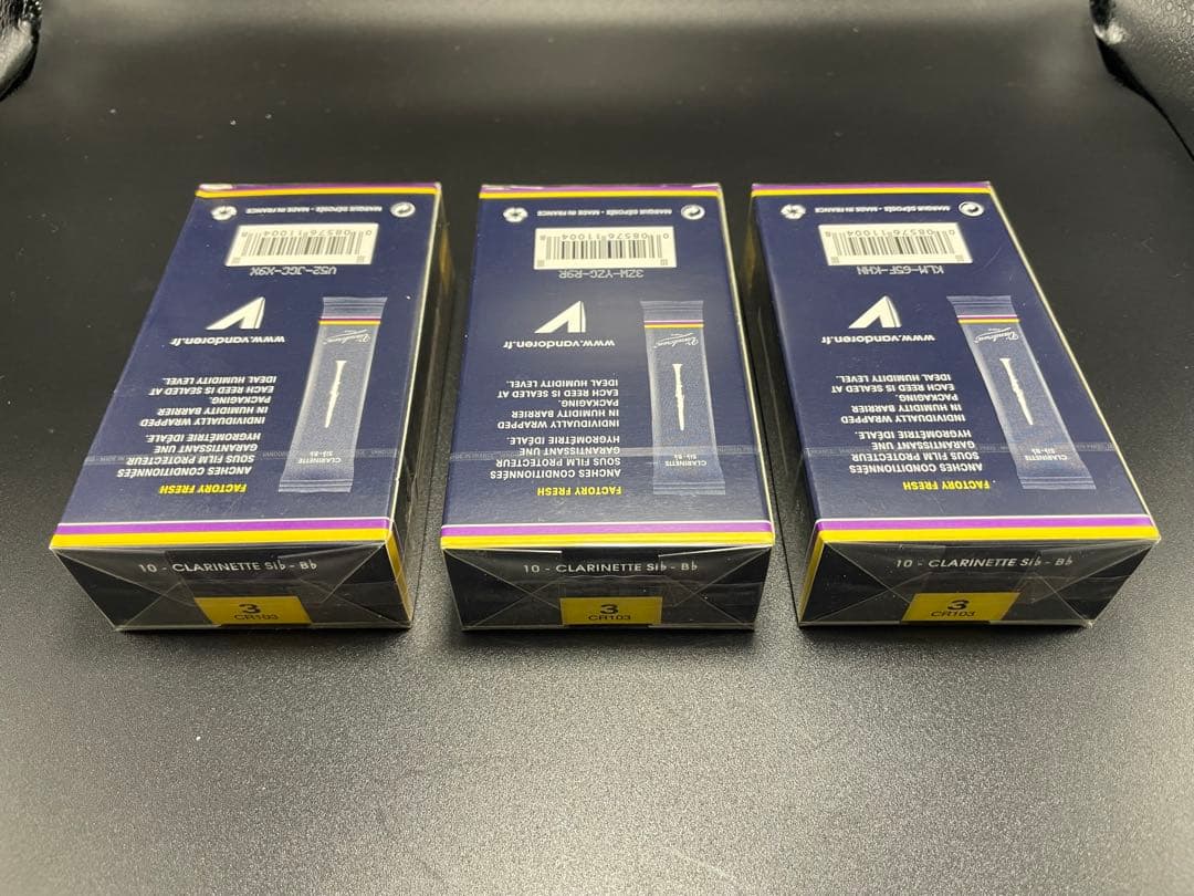 値下げVandoren クラリネットリード 3番　3箱