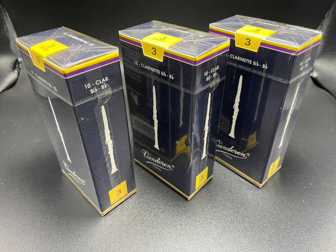 値下げVandoren クラリネットリード 3番　3箱