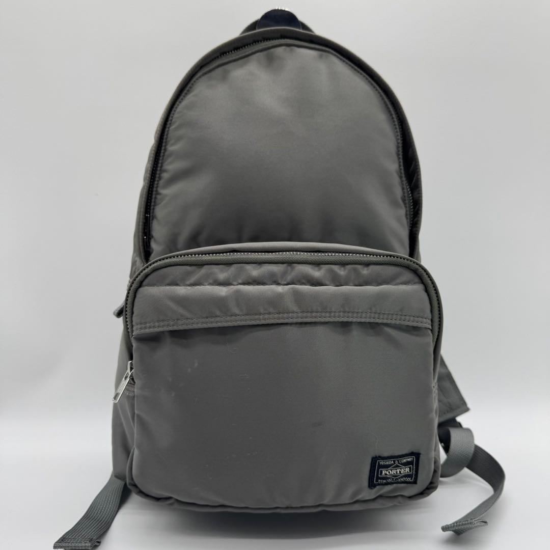 極美品✨ポーター リュック タンカー シルバーグレー ナイロン